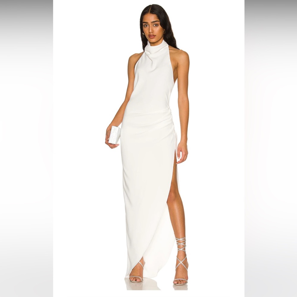 Revolve Samba Gown in Ivory